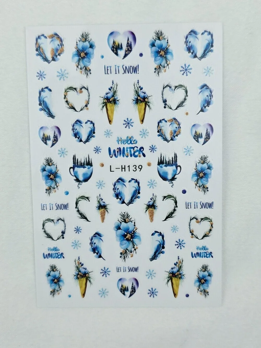 Trendy Self Adhesive Nails Art Transfer Sticker